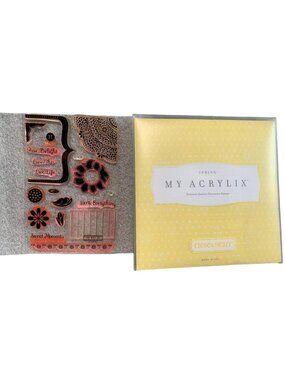Close To My Heart My Acrylix Spring Decorative Clear Stamps C1435